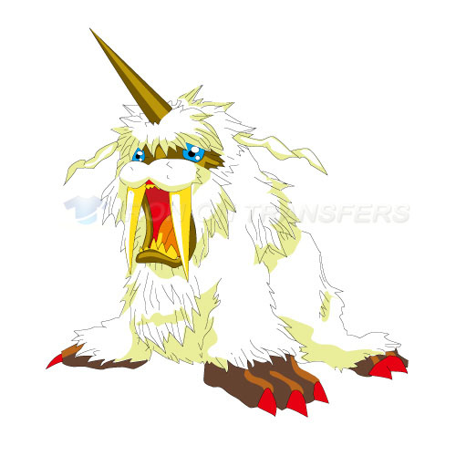 Digital Monsters Iron-on Stickers (Heat Transfers)NO.3549